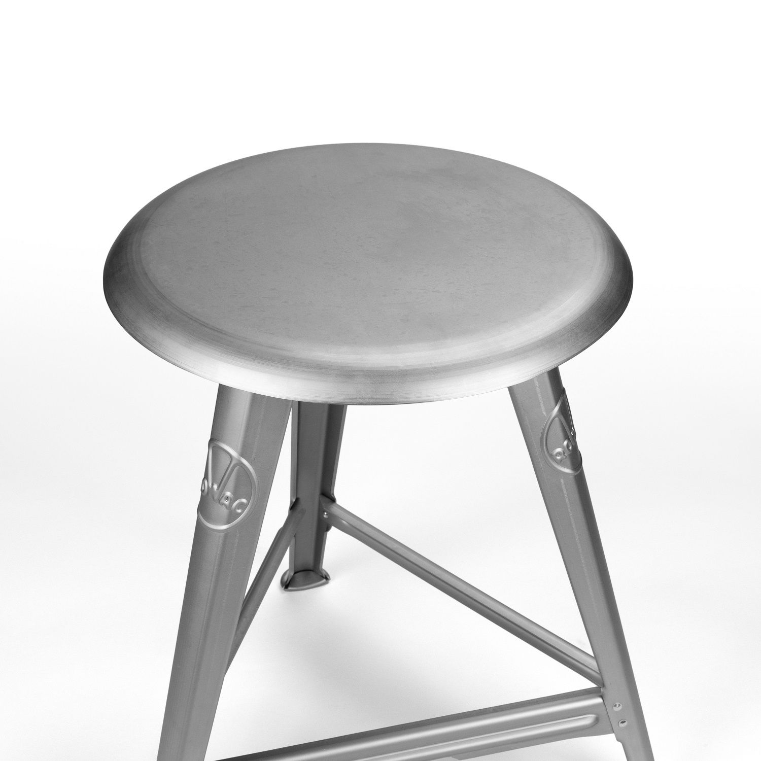 Just Steel Hocker / Schemel Bauhaus Dessau 100 Edition Rowac LIMITED EDITION