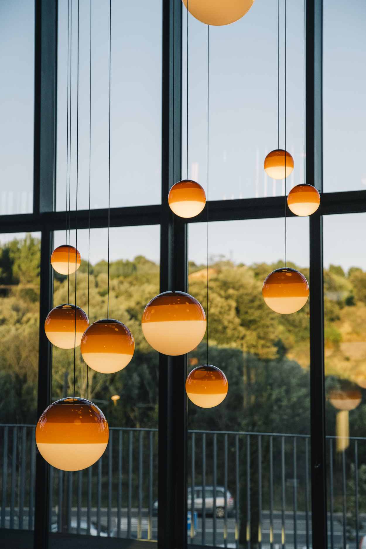Dipping Light 40 LED Pendelleuchte marset Grün
