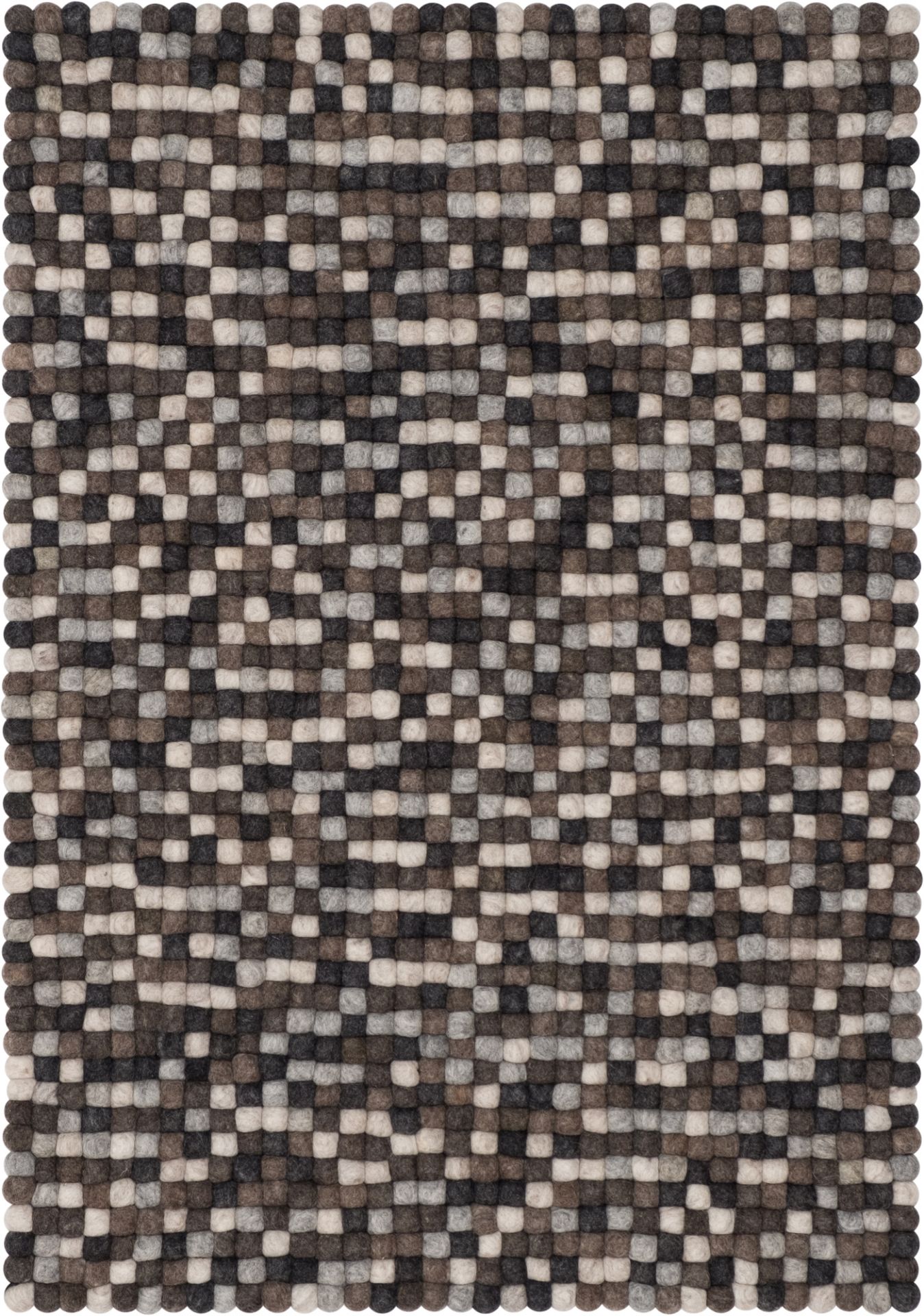 Filzkugel Teppich 140x200 cm Myfelt Nela