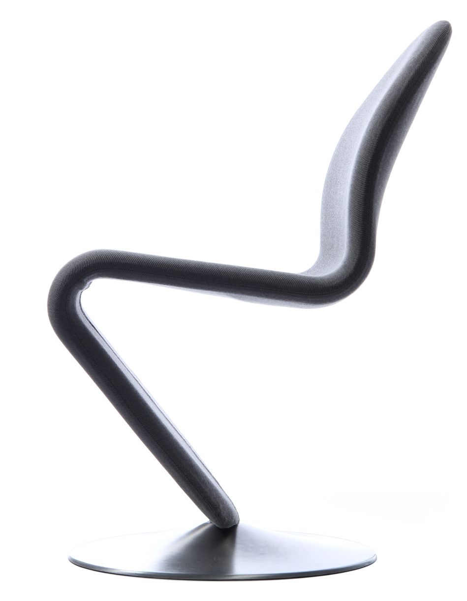 System 1-2-3 Dining Chair Standard Runder Fuß Stuhl Verpan