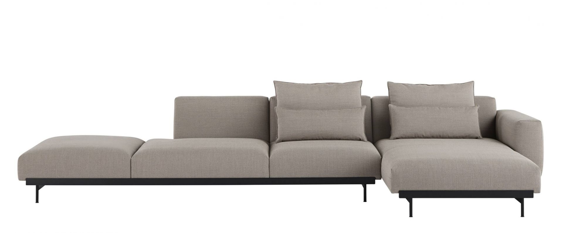 In Situ Modular Sofa 3-Sitzer Chaise Longue Muuto