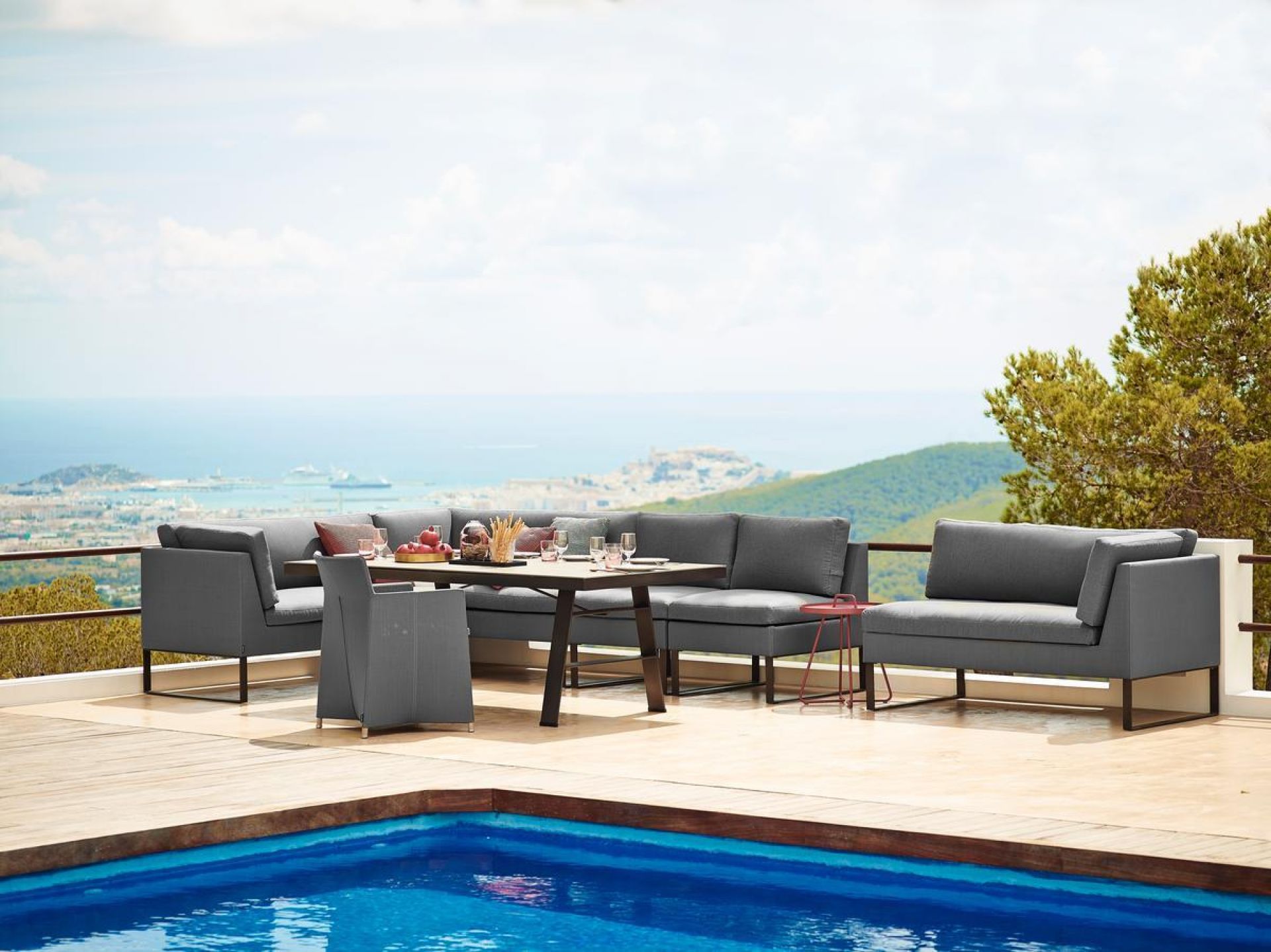 Flex Outdoor Sofa 2-Sitzer rechts Cane-Line