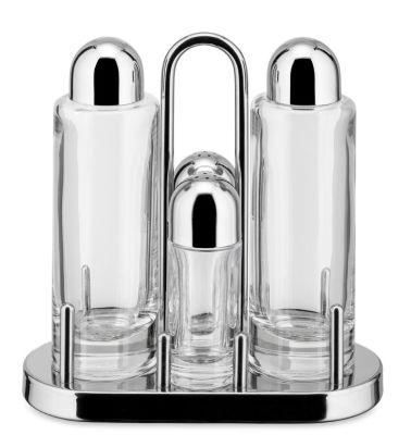 5070 Menage Öl, Essig, Salz und Pfeffer Alessi