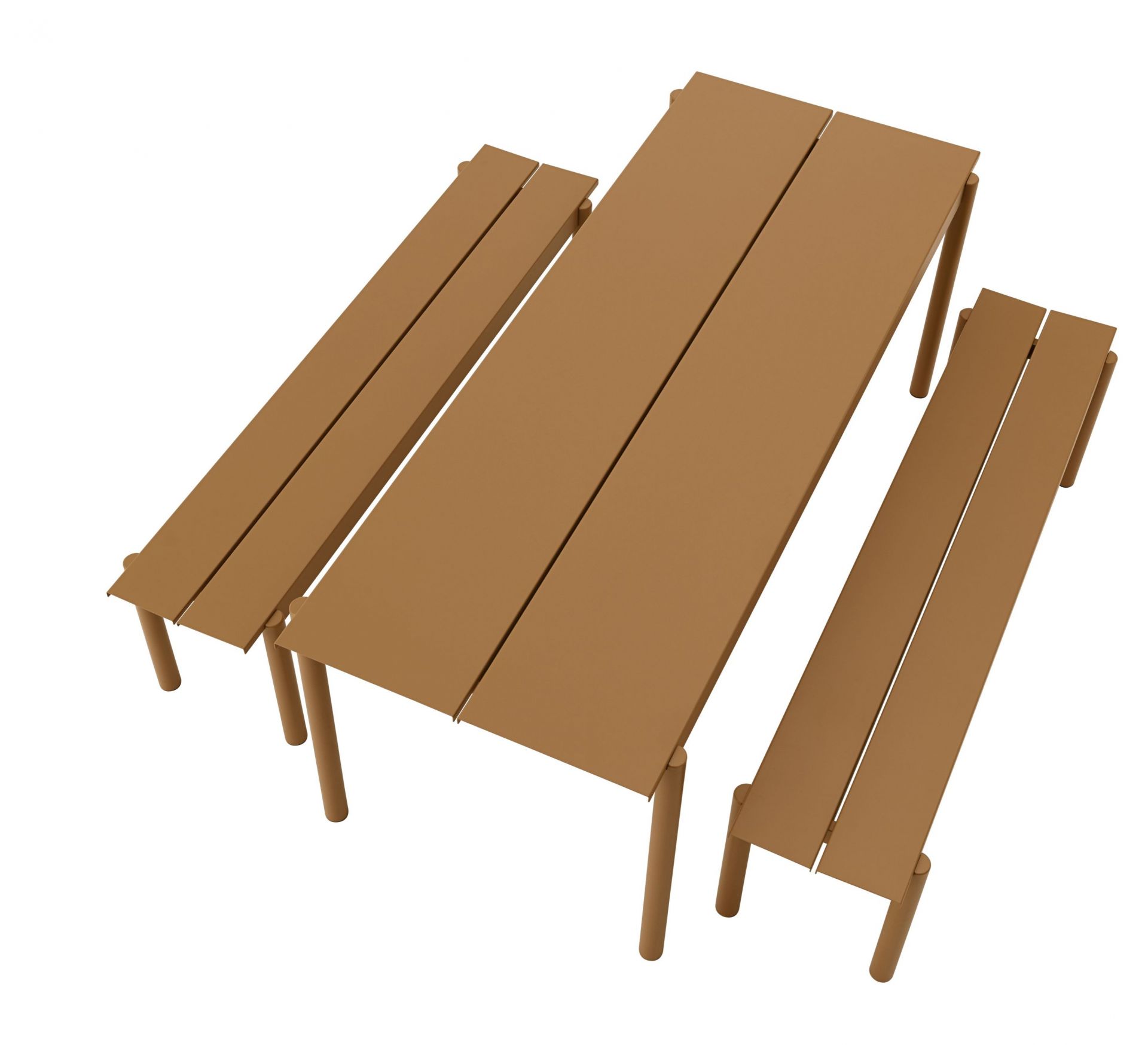 Linear Steel Bench Outdoor Bank 110x34 cm Muuto Linear Steel Bench Outdoor Bank 110x34 cm Muuto