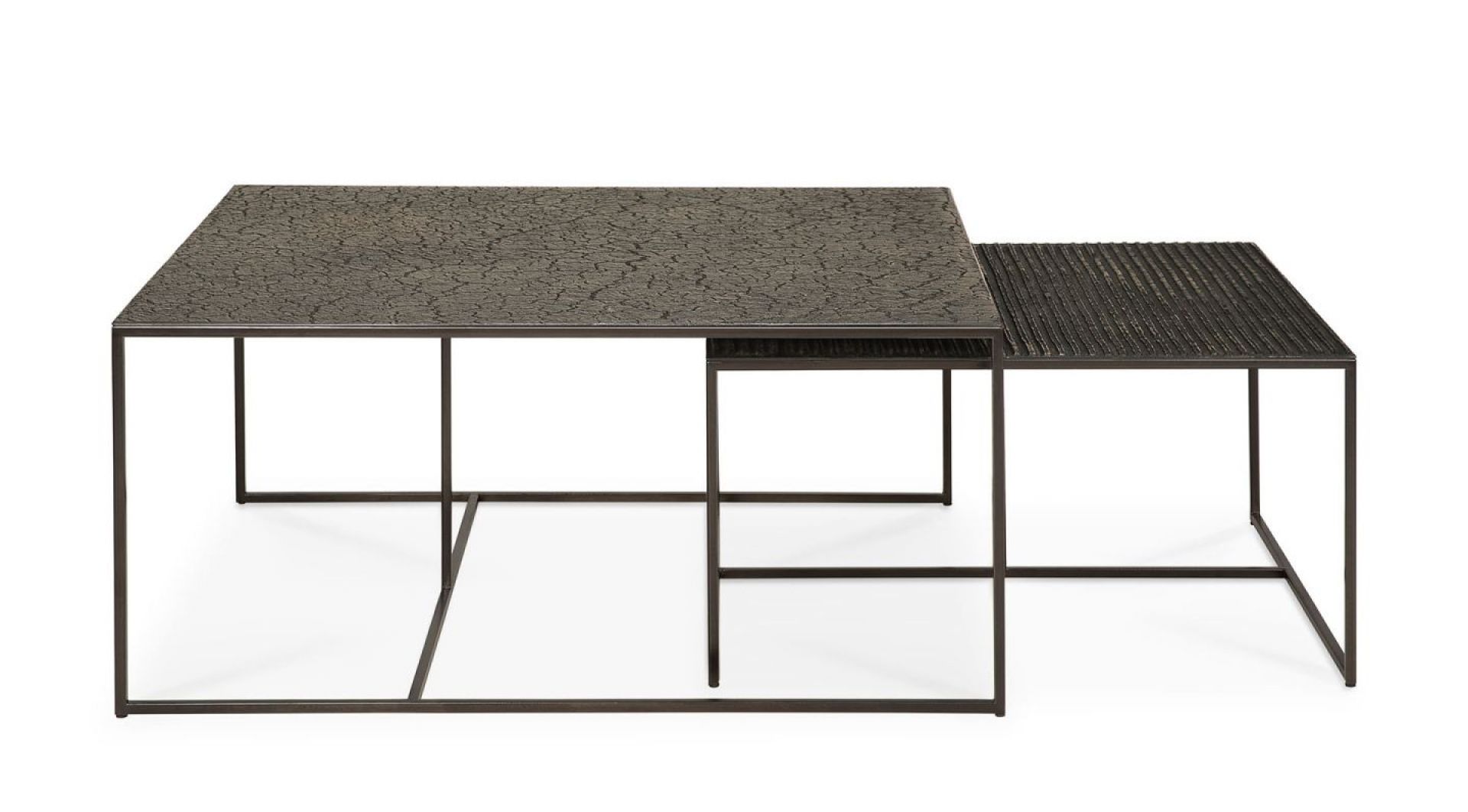 Pentagon Couchtisch 2er Set Whisky Ethnicraft