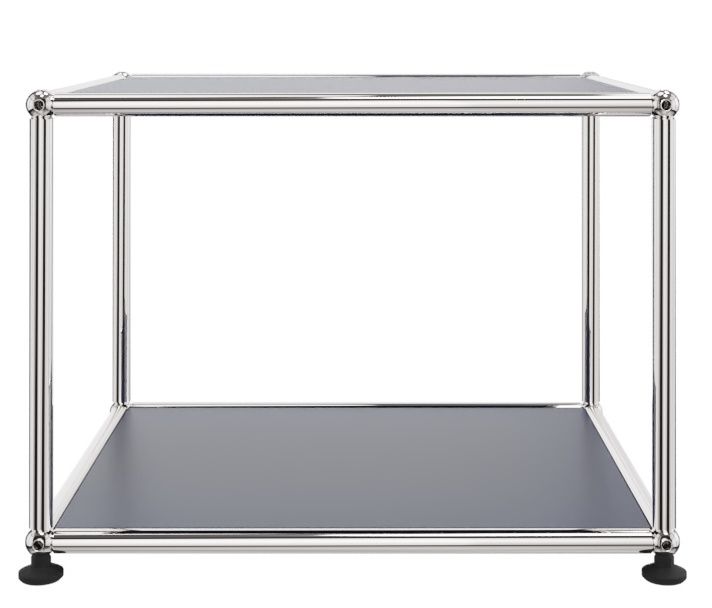 USM Haller Beistellmöbel offen schmal Stahlblau