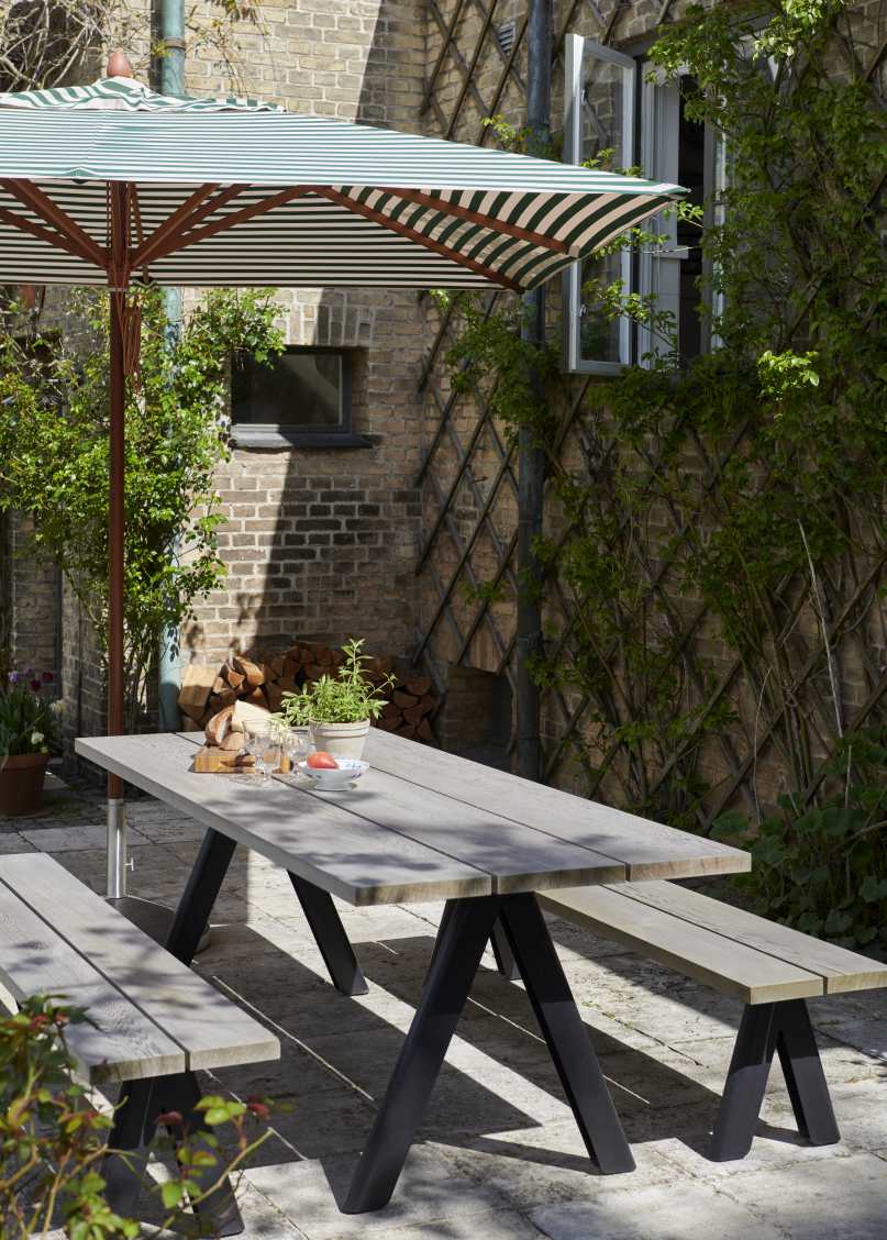 Overlap Bench Bank Outdoor Skagerak by Fritz Hansen