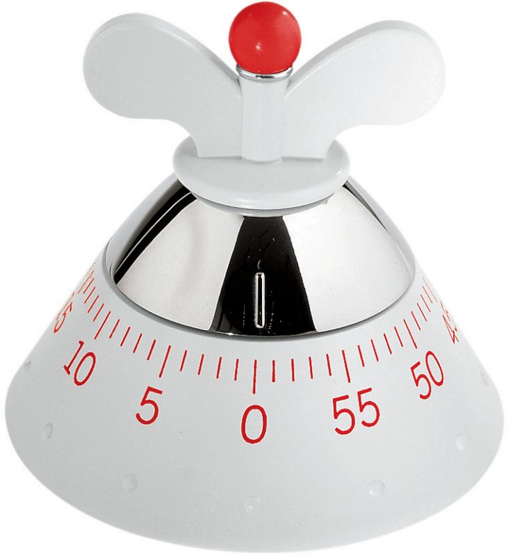 Kitchen Timer Küchenuhr/Küchenwecker Weiß Alessi EINZELSTÜCK