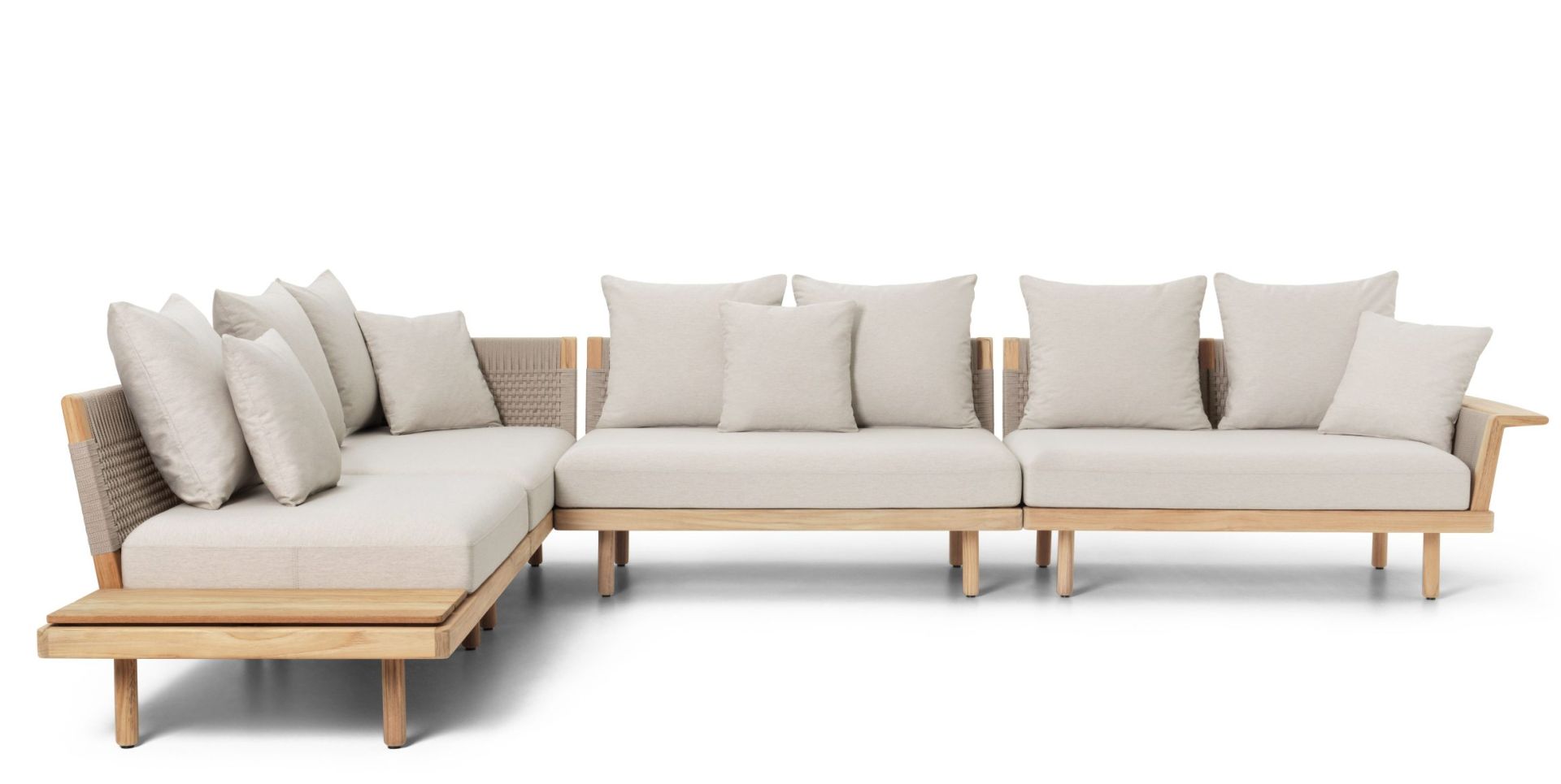 E520 Embrace Sofa Modul mit kurzer Rückenlehne und Beistelltisch Outdoor Carl Hansen & Søn 