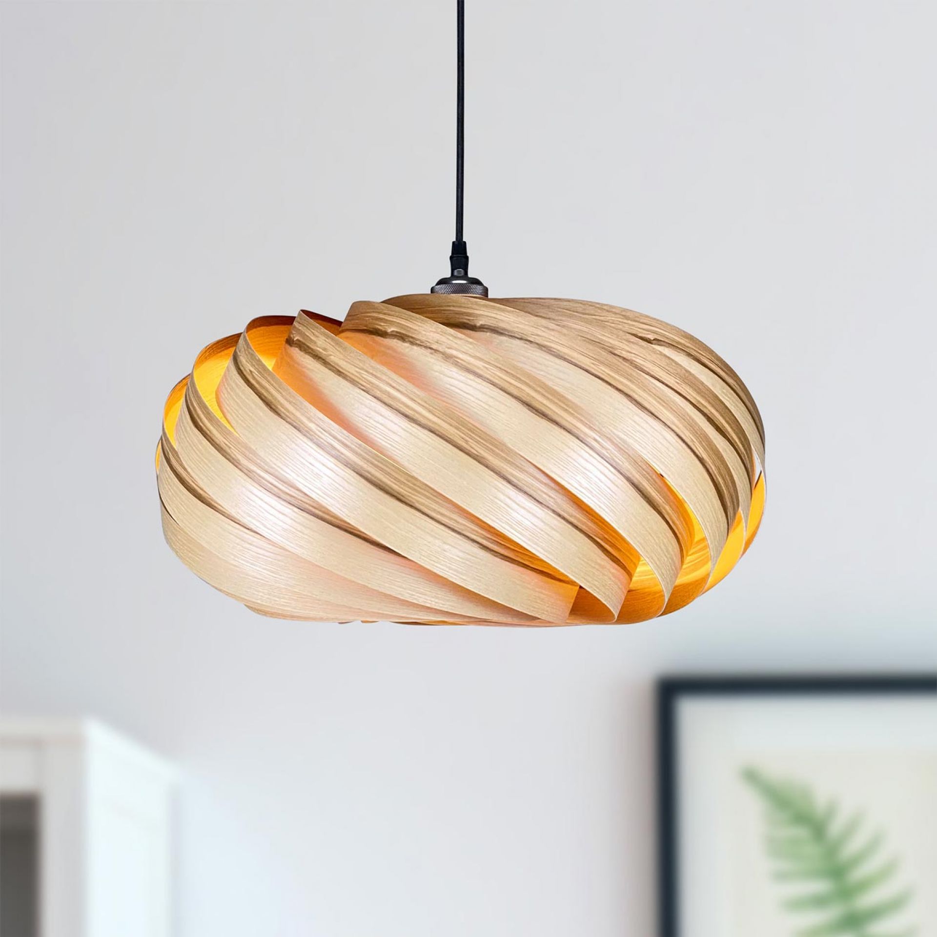 Quiescenta Hängeleuchte Ø45 cm Olivesche Gofurnit