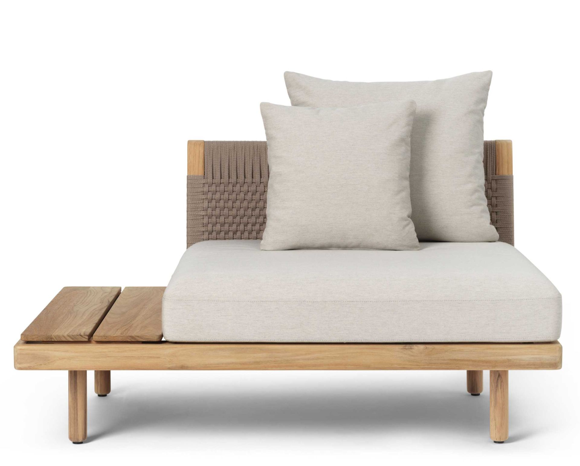 E520 Embrace Sofa Modul mit kurzer Rückenlehne und Beistelltisch Outdoor Carl Hansen & Søn 