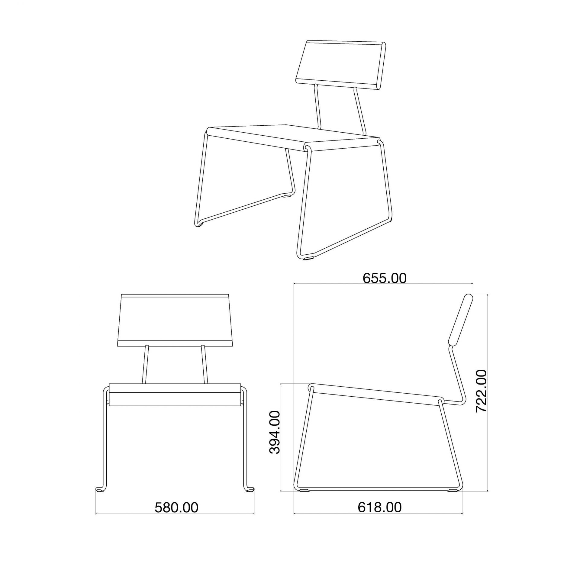 D:007 Loungechair Waldgrün Fuchs & Habicht
