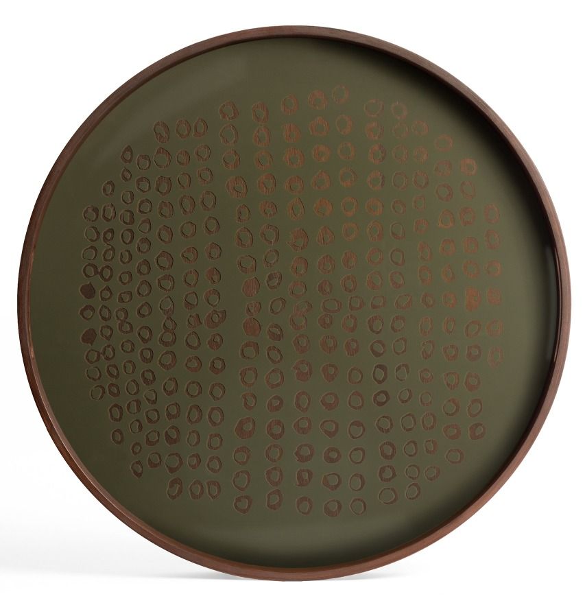Second Nature Tray Tablett Rund Ethnicraft