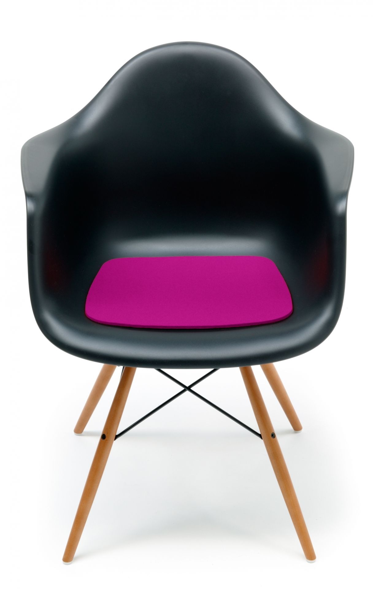 Sitzauflage-Filzauflage Eames Plastic Arm Chairs DAR/RAR/DAWHey Sign EINZELSTÜCK Pink