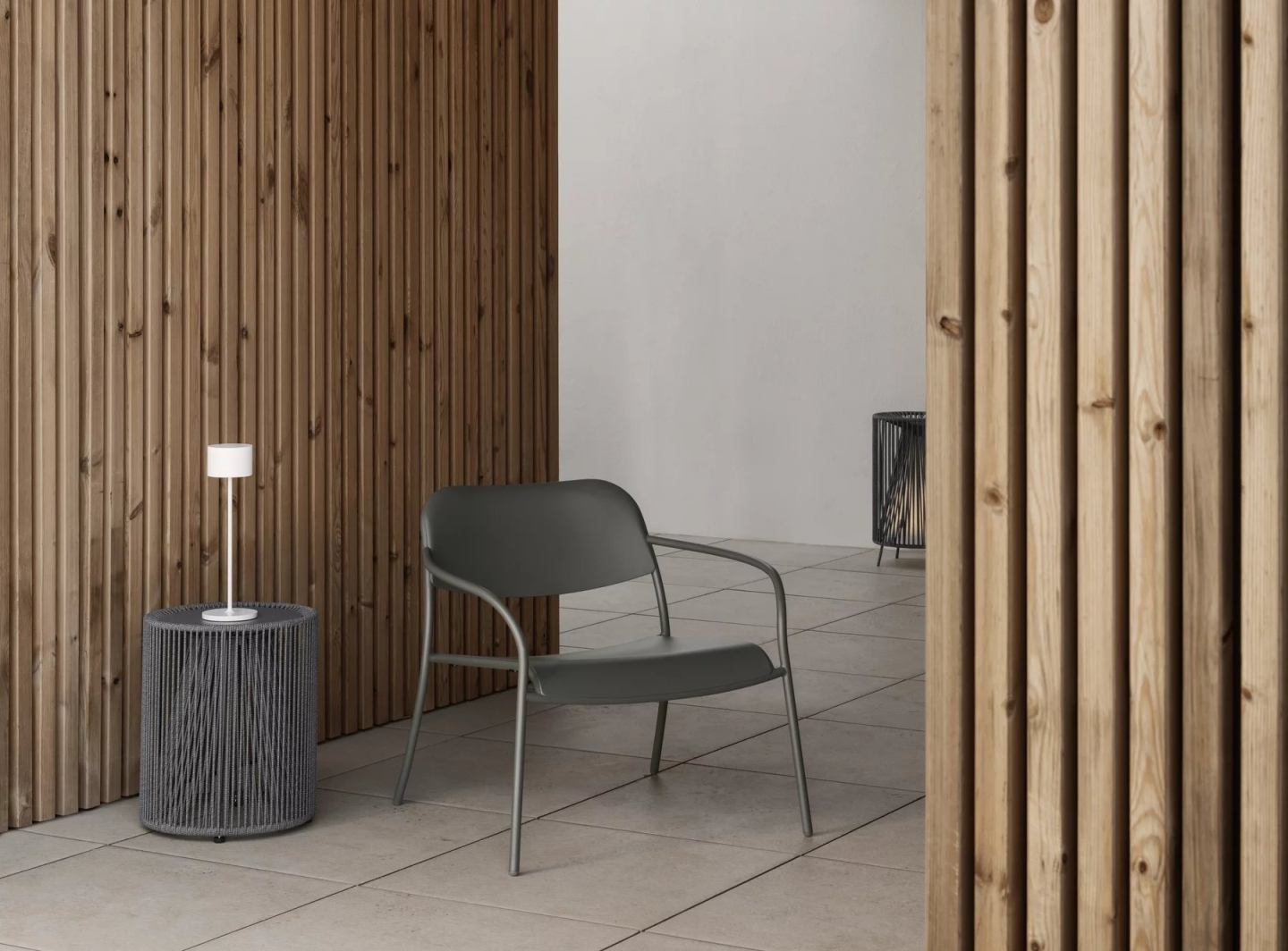 Rope Side Table Beistelltisch H 43 cm Indoor / Outdoor Blomus