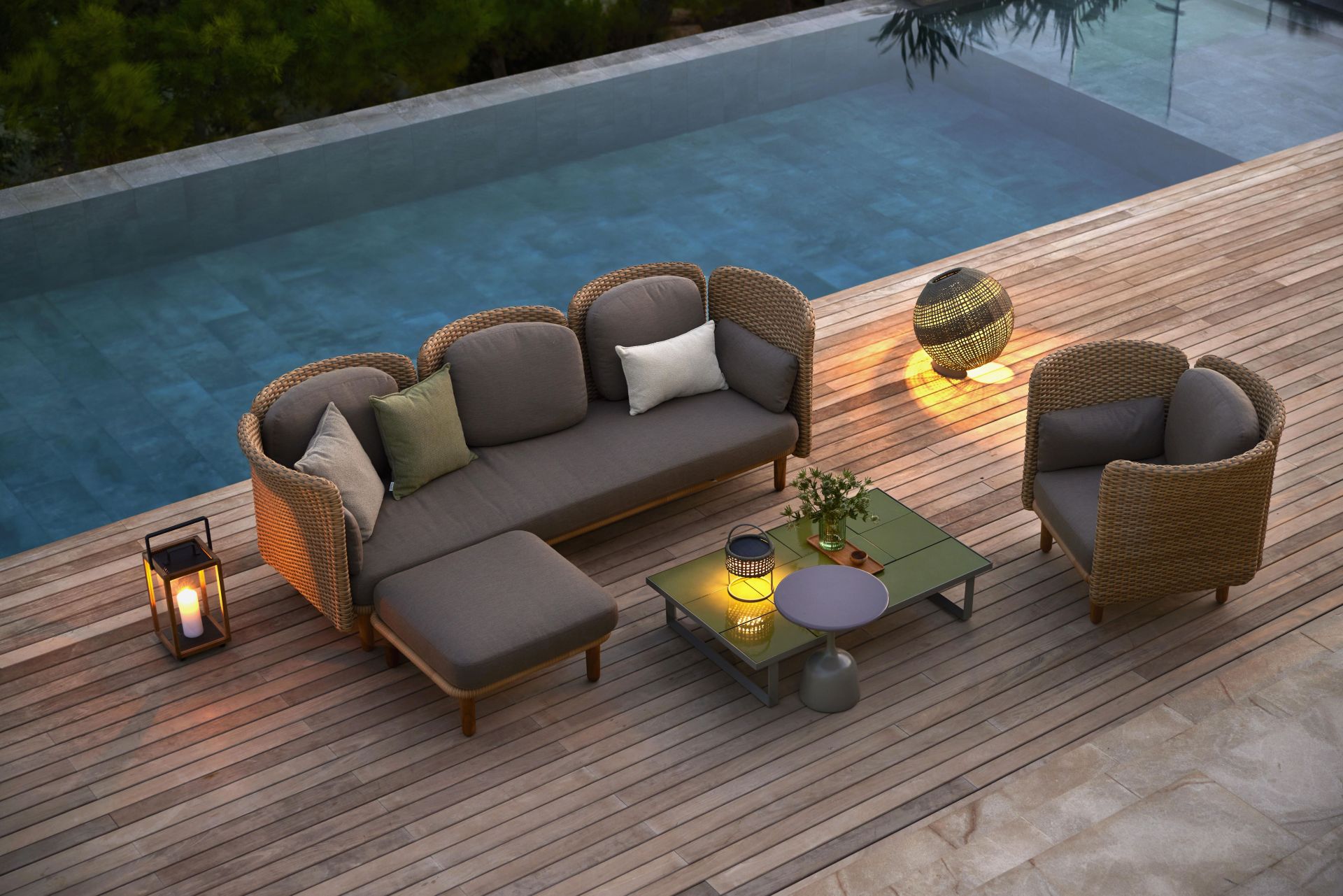 Arch Outdoor Sofa Modul Cane-Line