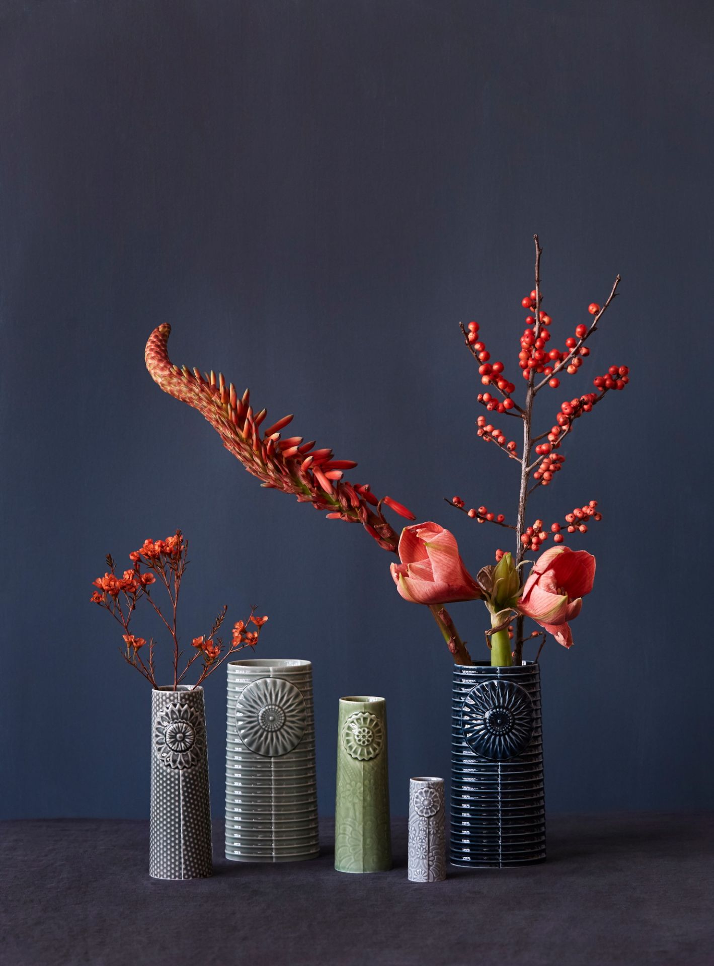 Pipanella Flower curry Vase mini Dottir EINZELSTÜCK