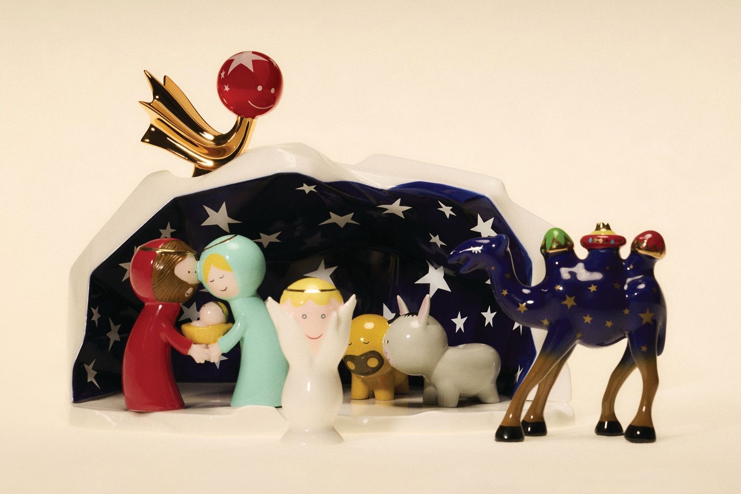 Happy Eternity Baby Weihnachtskrippe AGJ01 W Alessi