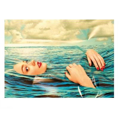 Toiletpaper Teppich Girl in the sea Seletti