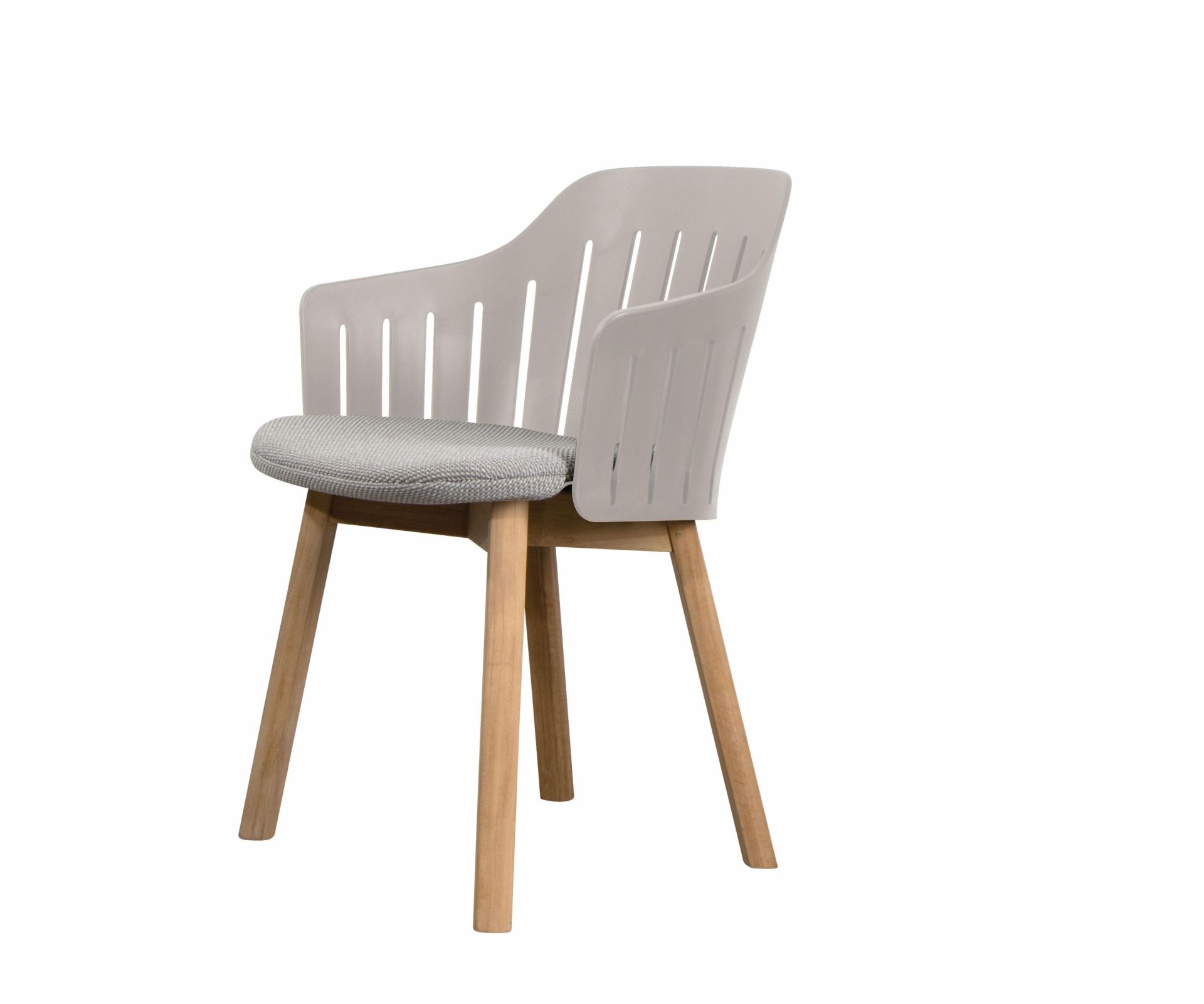 Choice Outdoor Stuhl Teakgestell 4 Beine Taupe Cane-Line