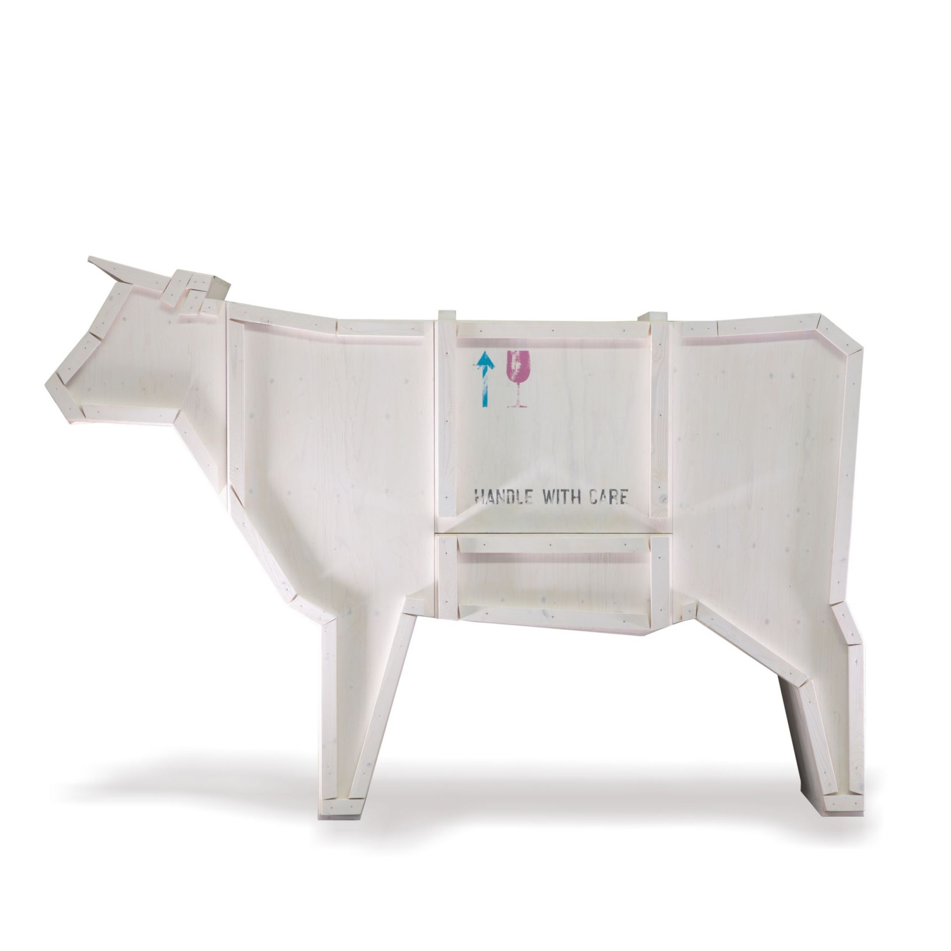 Sending Animals 2.0 Cow Schrank weiss Seletti