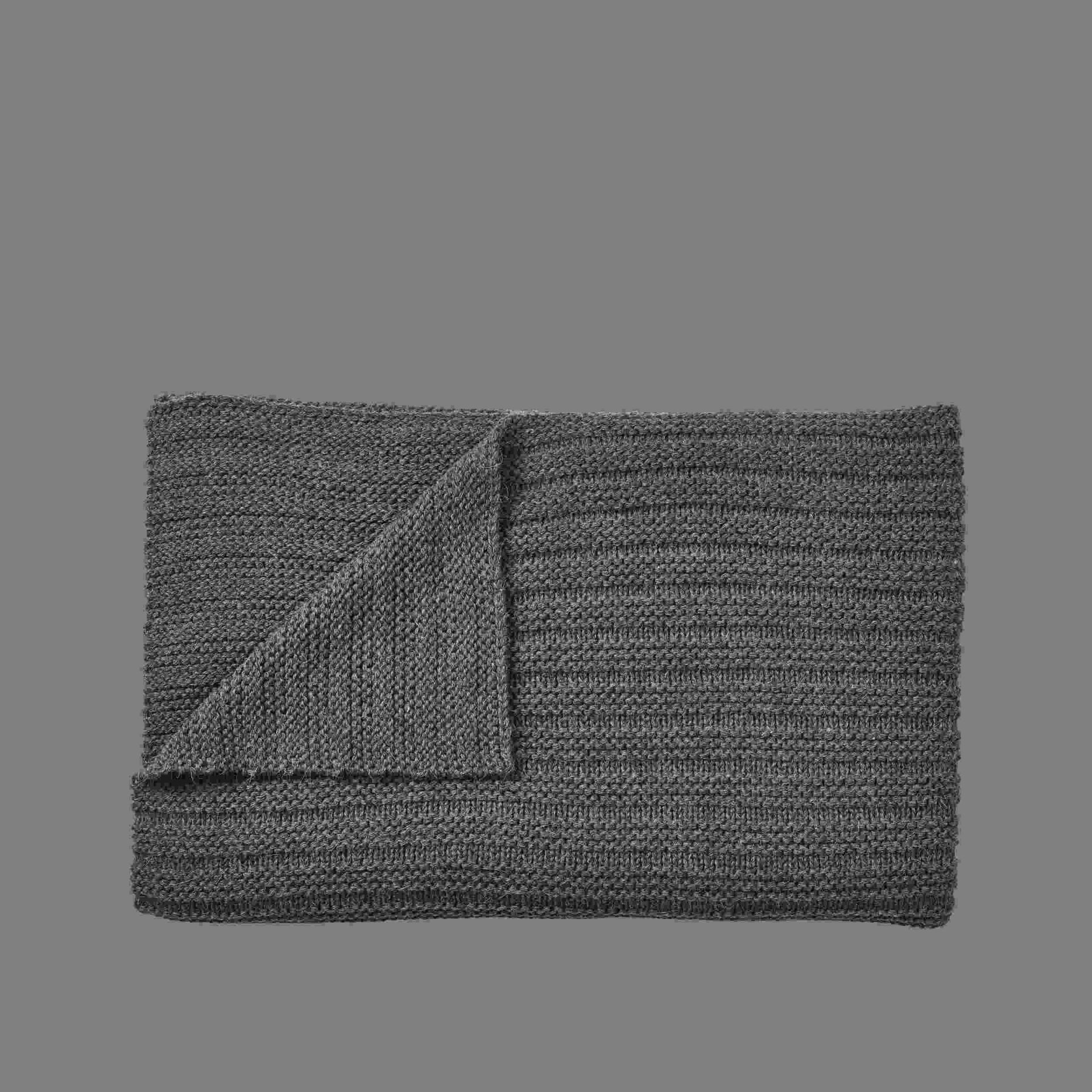 Ample Throw Decke Dunkelgrau Muuto