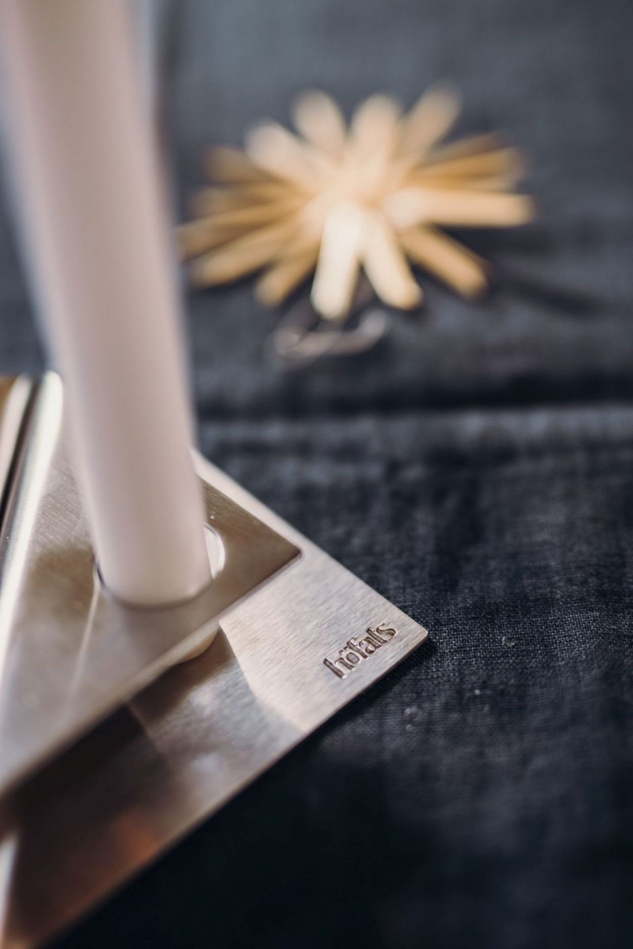 Square Candle Kerzenständer 4er Set silber Höfats EINZELSTÜCK