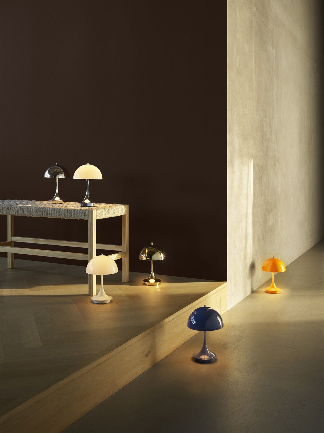 Panthella 160 Portable V3 Akku LED-Tischleuchte Indoor/Outdoor Louis Poulsen 
