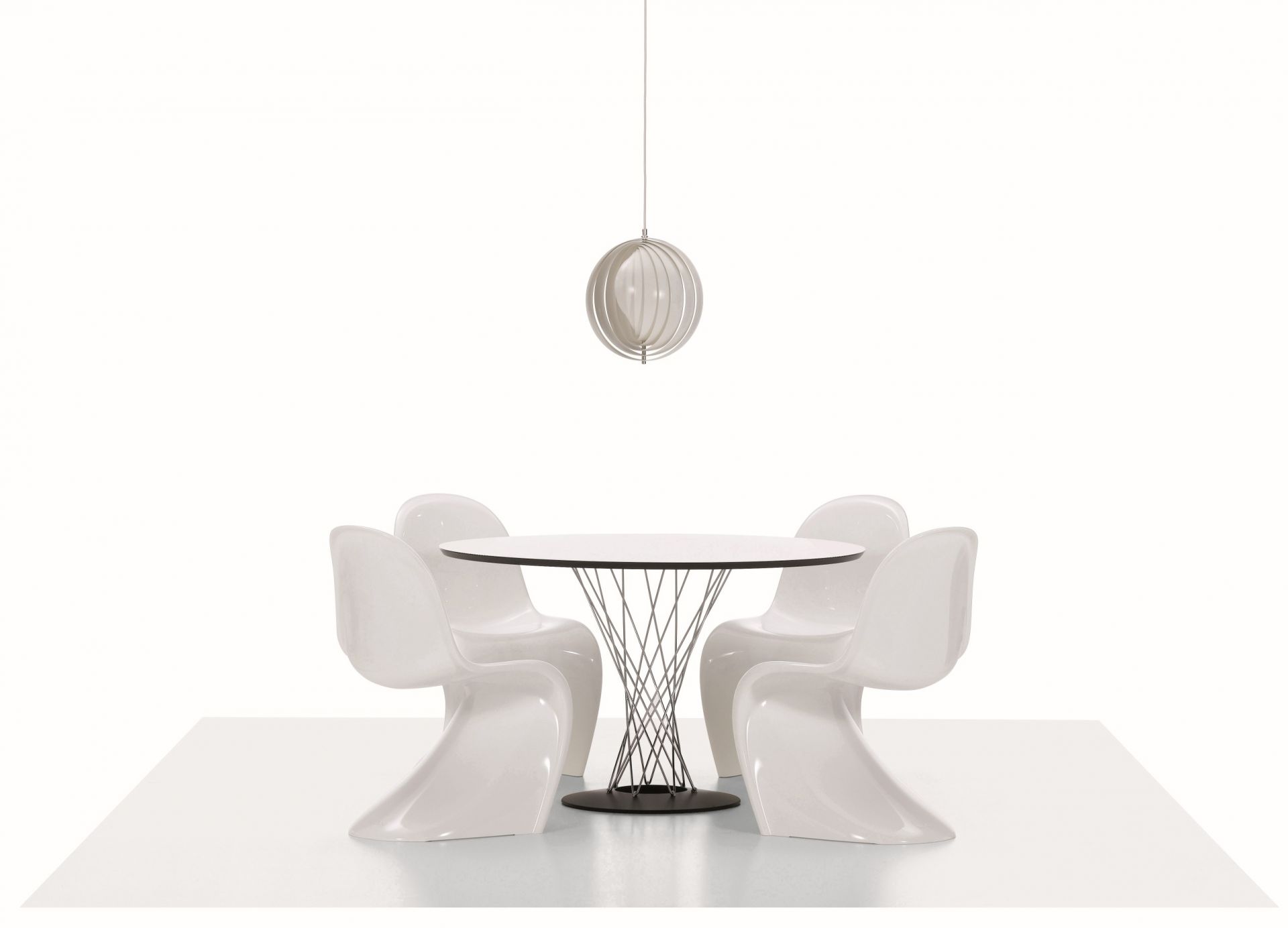 Panton Chair Kunststoff Stuhl Vitra Gletscherblau NEUE HÖHE
