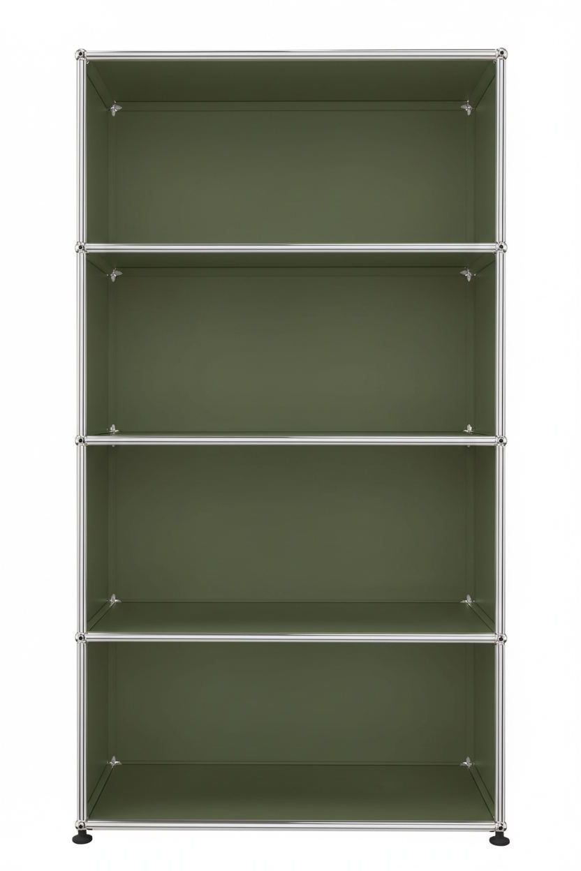 USM Haller Regal Offen H 144 cm Olivgrün
