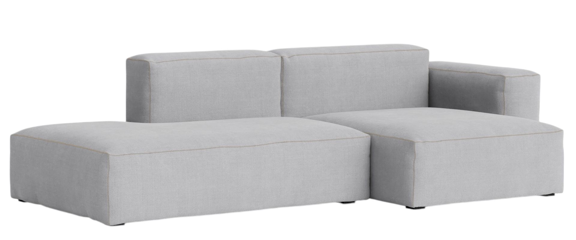 Mags Soft Sofa Low 2,5-Sitzer Combination 3 mit Armlehne rechts Hay