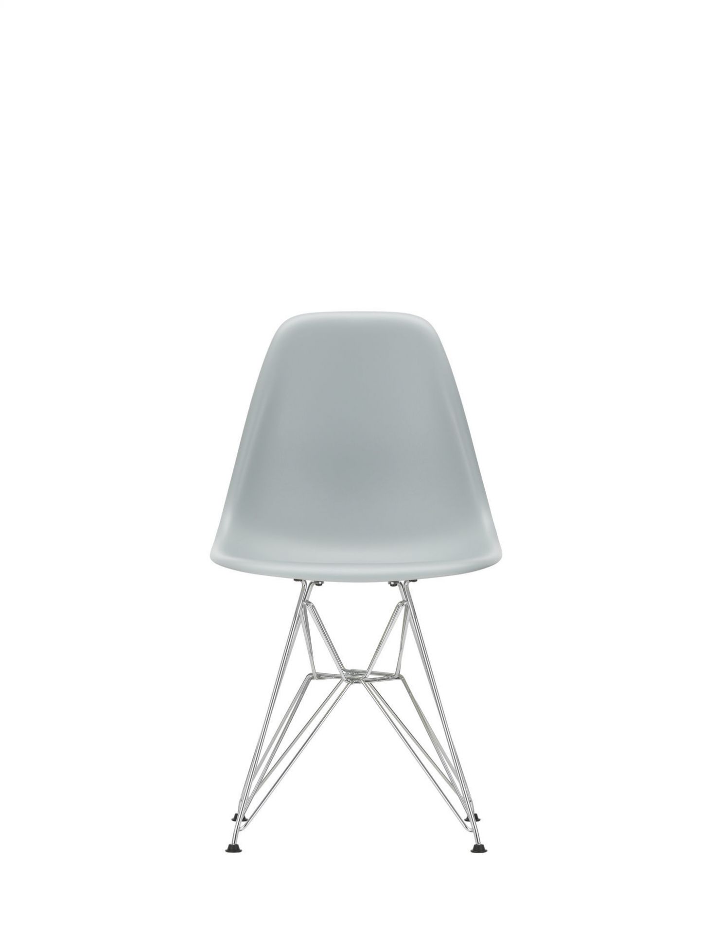 Eames Plastic Side Chair DSR Stuhl Vitra Chrom-tiefschwarz