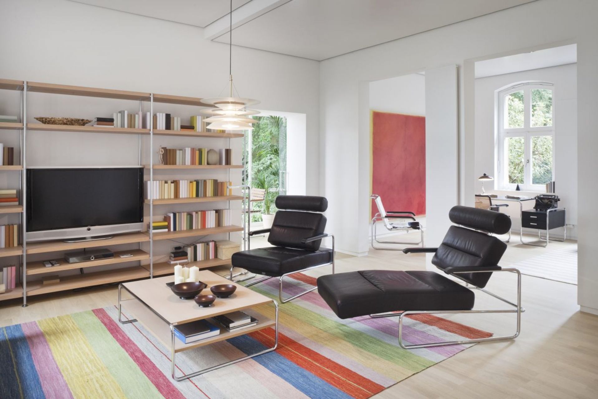 B 20 b/1 Couchtisch mit Fachboden Thonet