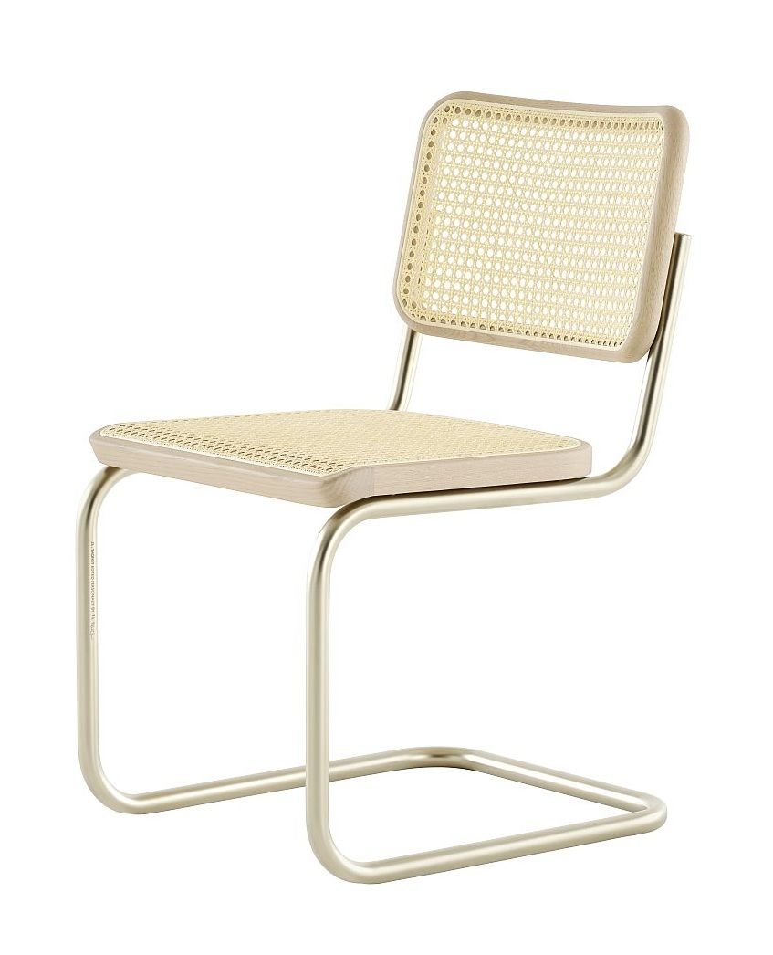 JS. Thonet by Jil Sander S 32 V / S32V Freischwinger Thonet