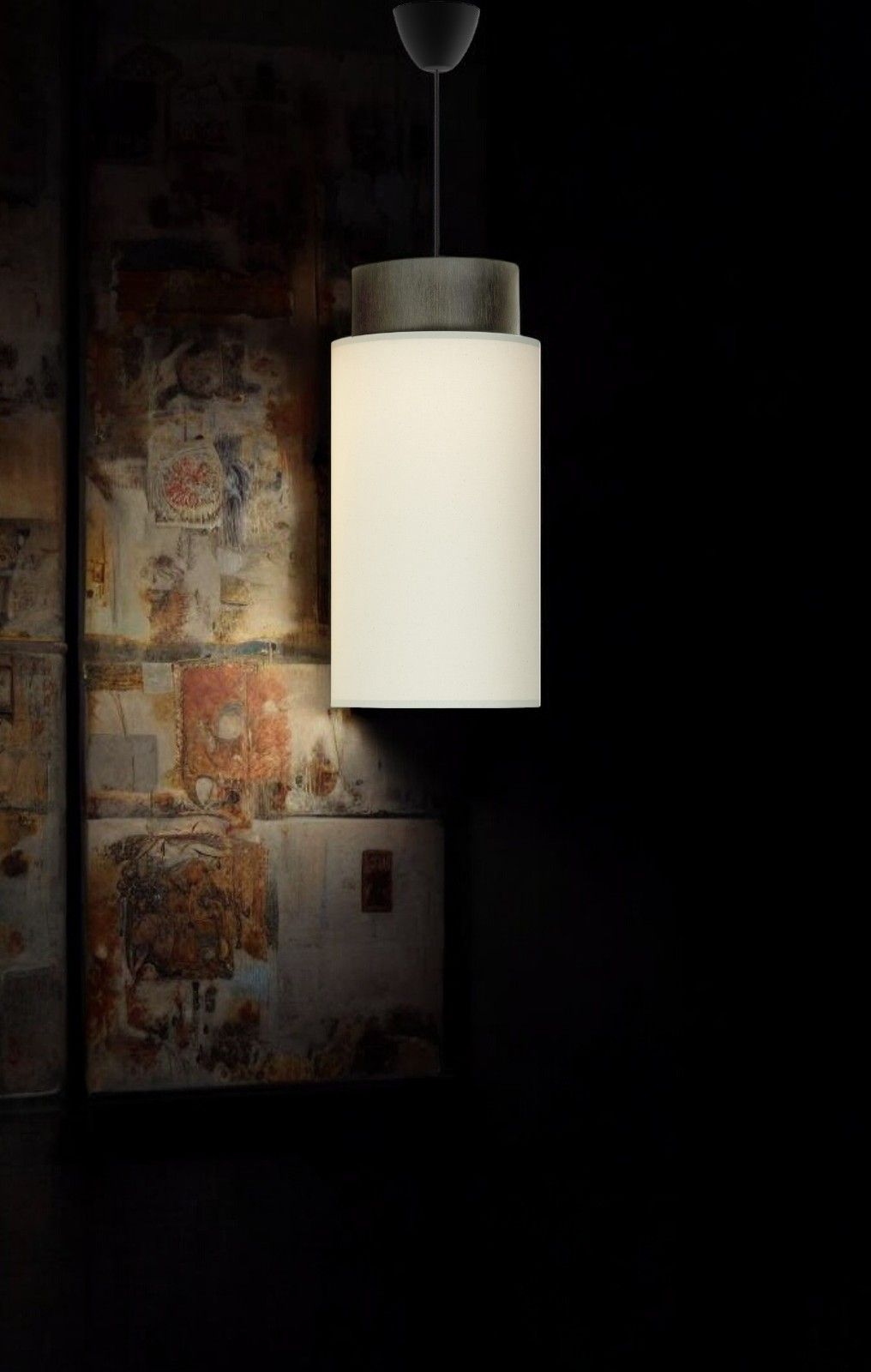 Hiro Pendant lamp Pendelleuchte Maigrau