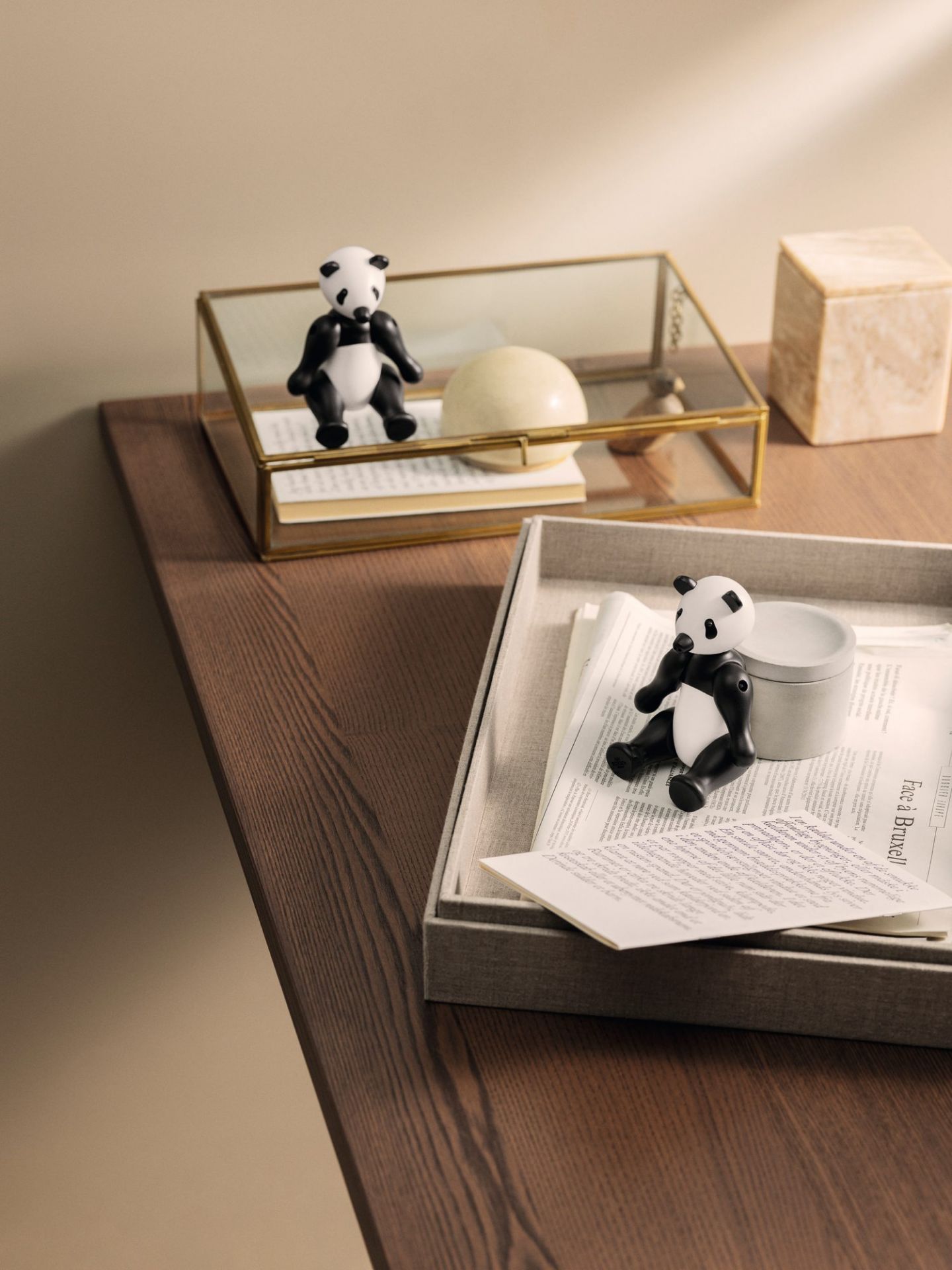 Panda klein Holzfigur Kay Bojesen EINZELSTÜCK