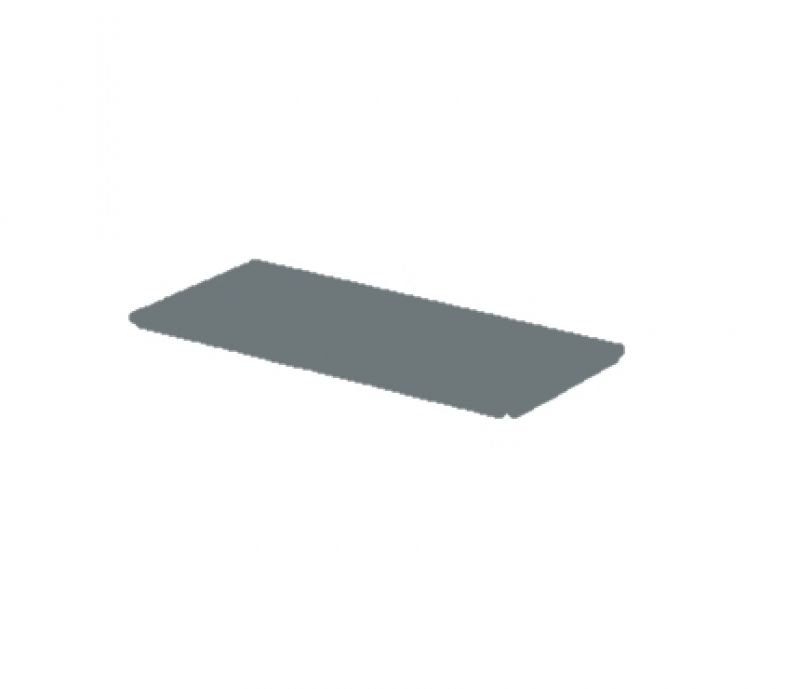 USM Haller Verkleidungselement in Mittelgrau, 35x35 cm, Metall Ersatzteil für modulare Möbel.