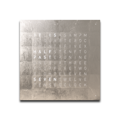 Frontcover für Earth 45 Wanduhr / Zeitobjekt Englisch QLOCKTWO
