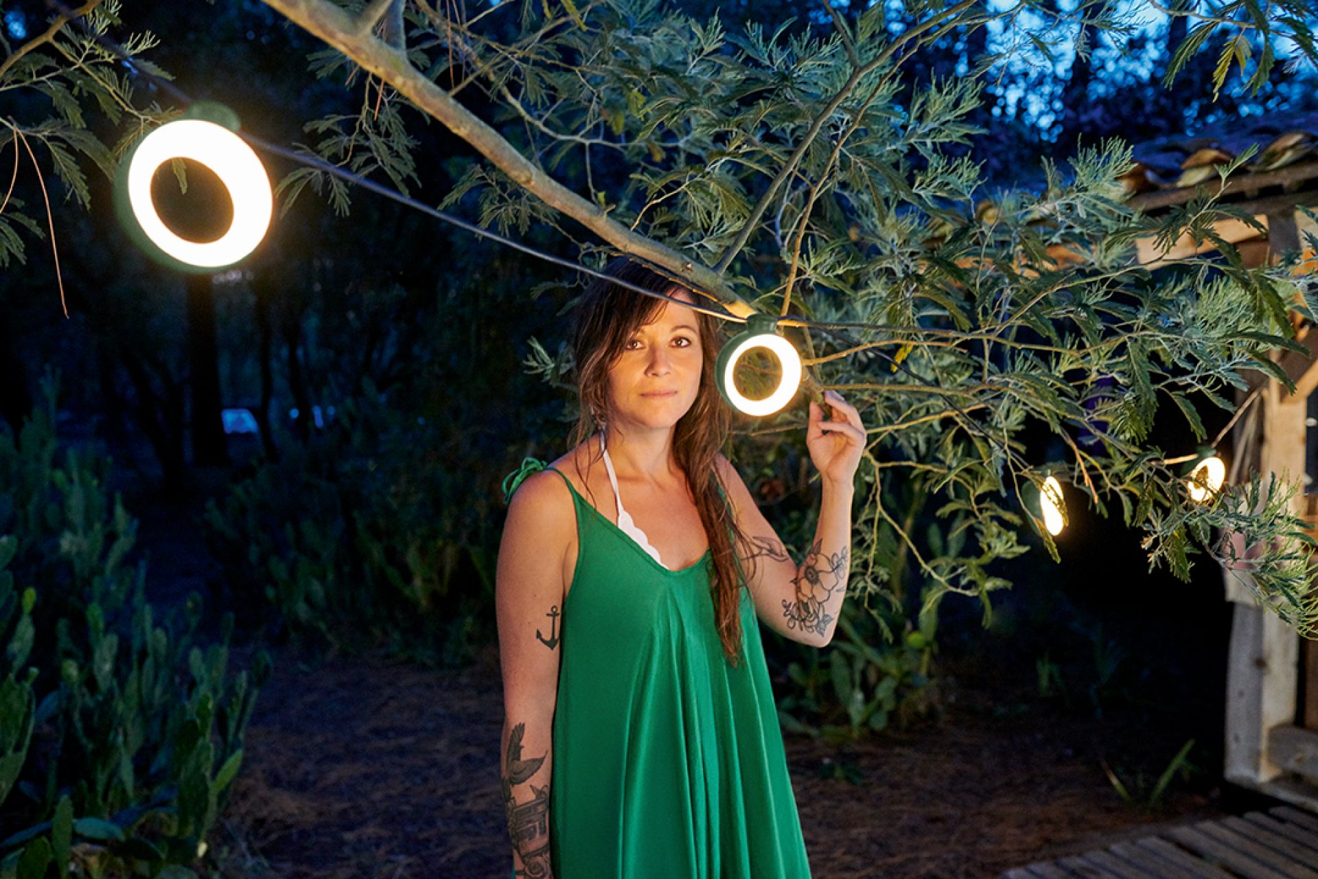 Hoopik LED Lichterkette Outdoor ACAPULCOBLAU Fermob EINZELSTÜCK