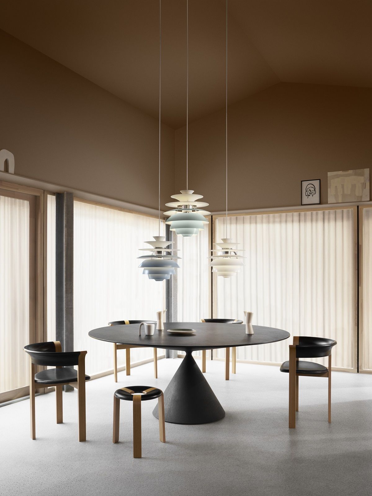 PH Snowball Pendant lamp Pendelleuchte Dusty Louis Poulsen