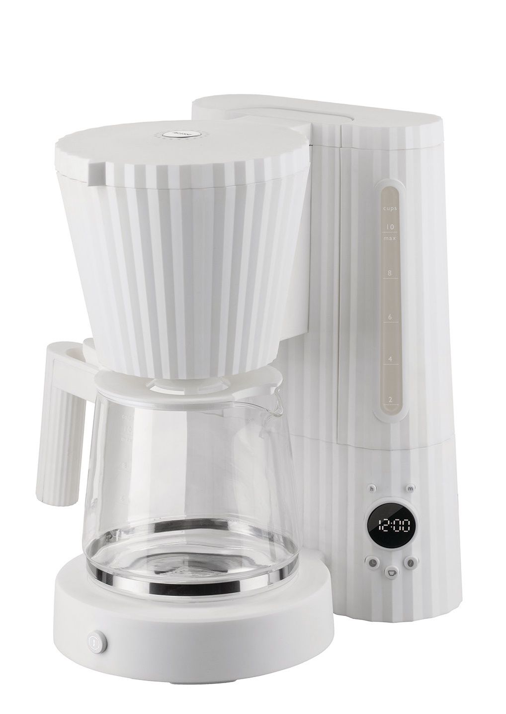 MDL14 Plissé Filterkaffeemaschine Alessi Weiss