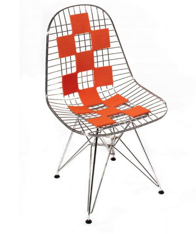 Sitzauflage - Filzauflage für Wire Chair Parkhaus Berlin