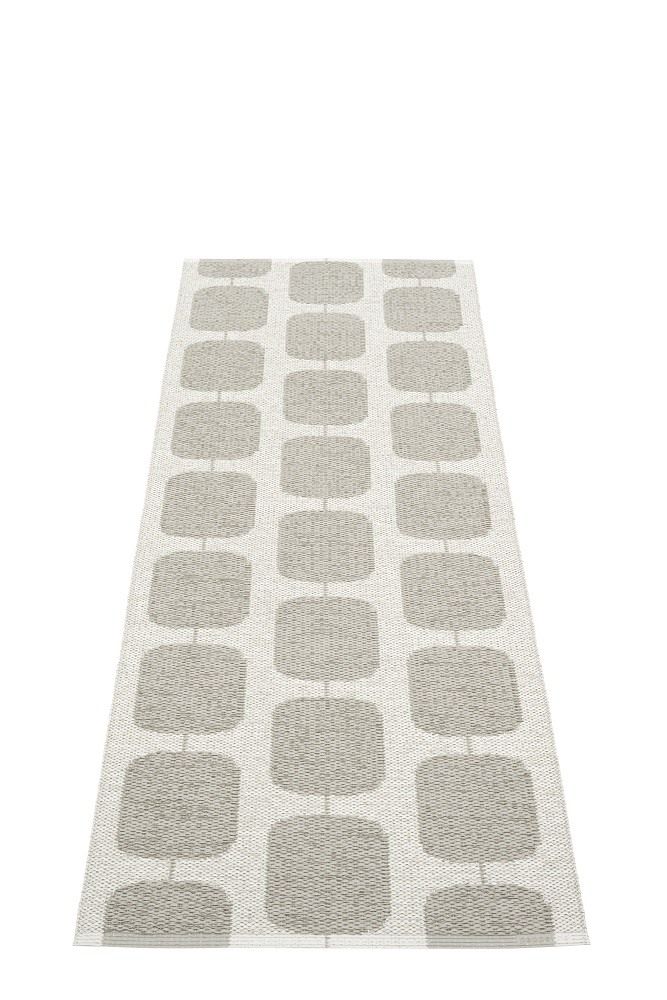 Sten Kunststoffteppich 70x200 cm Pappelina Warm grau