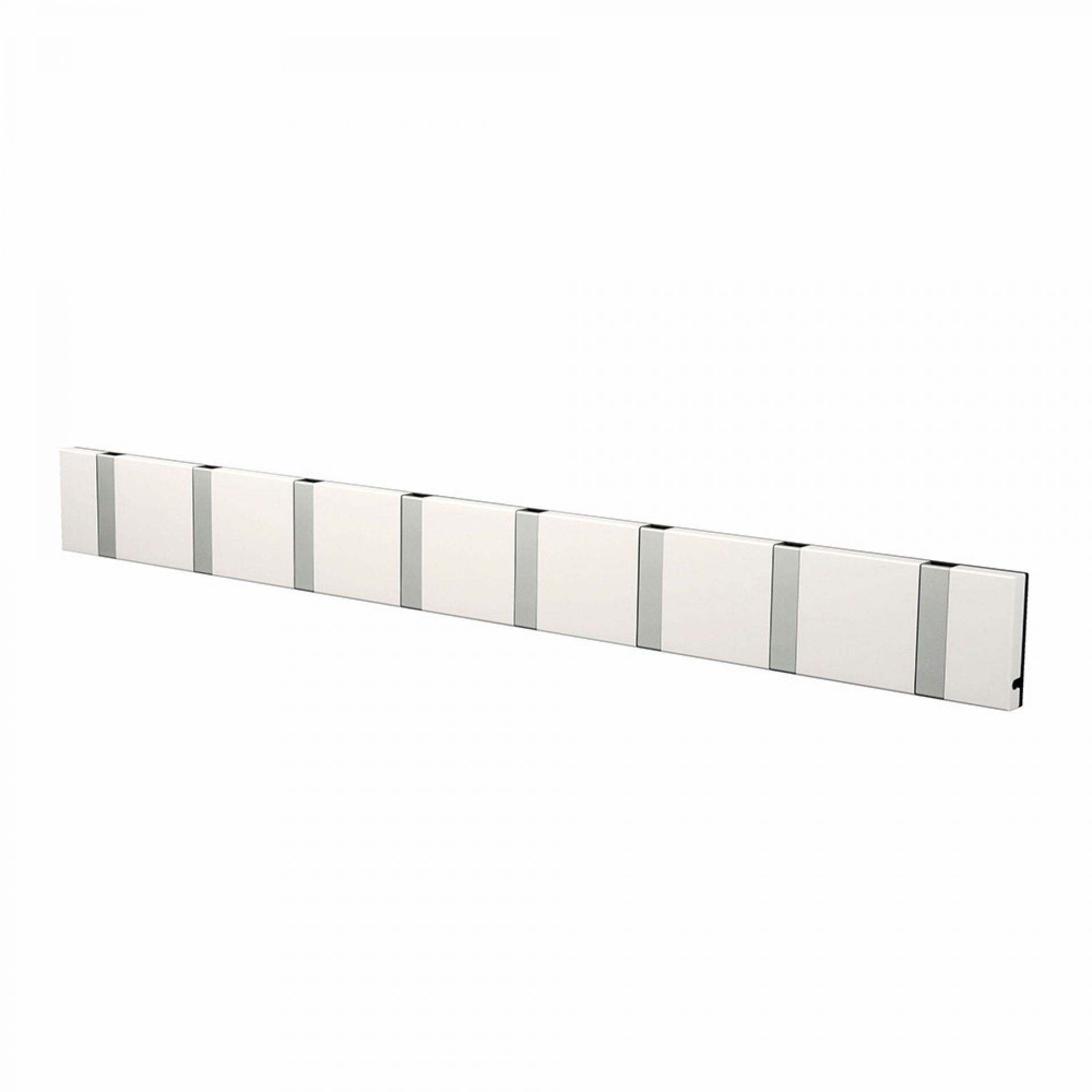 Knax Wandgarderobe waagrecht 8 Haken Loca