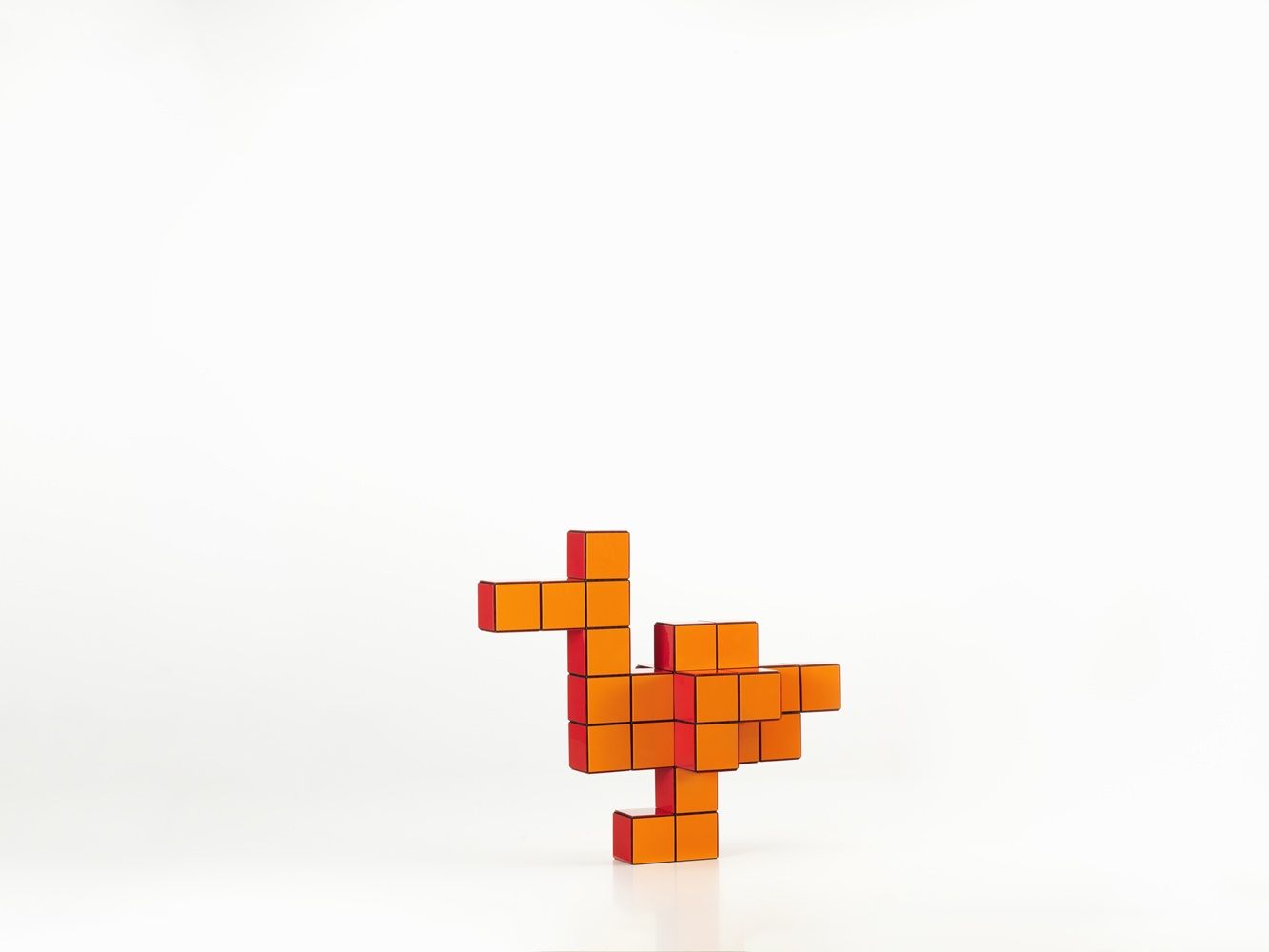Panton Cubes Duck Duoton Skulptur / Tierfigur Vitra