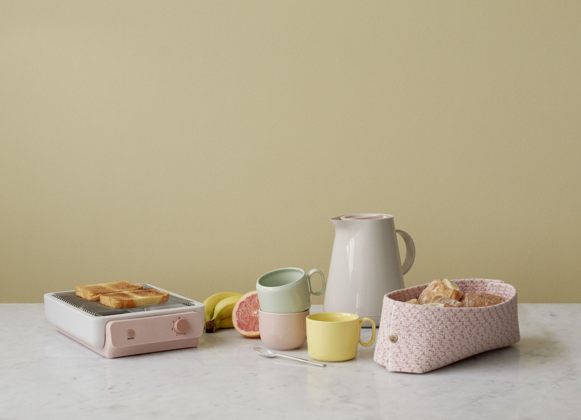 KNIT-IT Brotkorb rose RIG TIG by Stelton EINZELSTÜCK