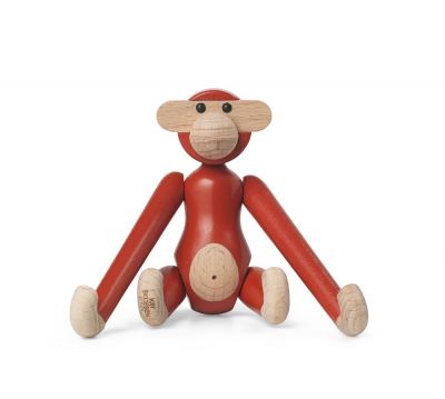 Affe mini Holzfigur Bunt Kay Bojesen