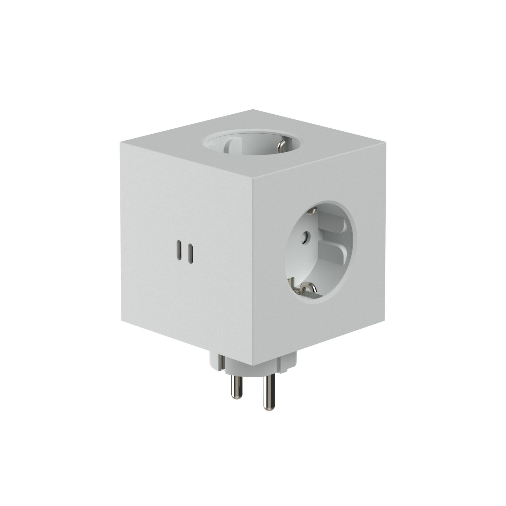 Square 2 - Avolt Steckdosenwürfel mit USB-C Gotland Grau dfp Design