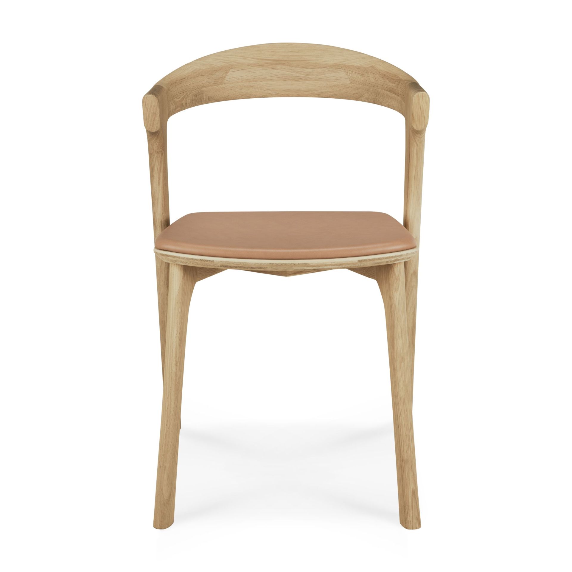 Bok Stuhl lackierte Eiche - Sienna Leder Ethnicraft