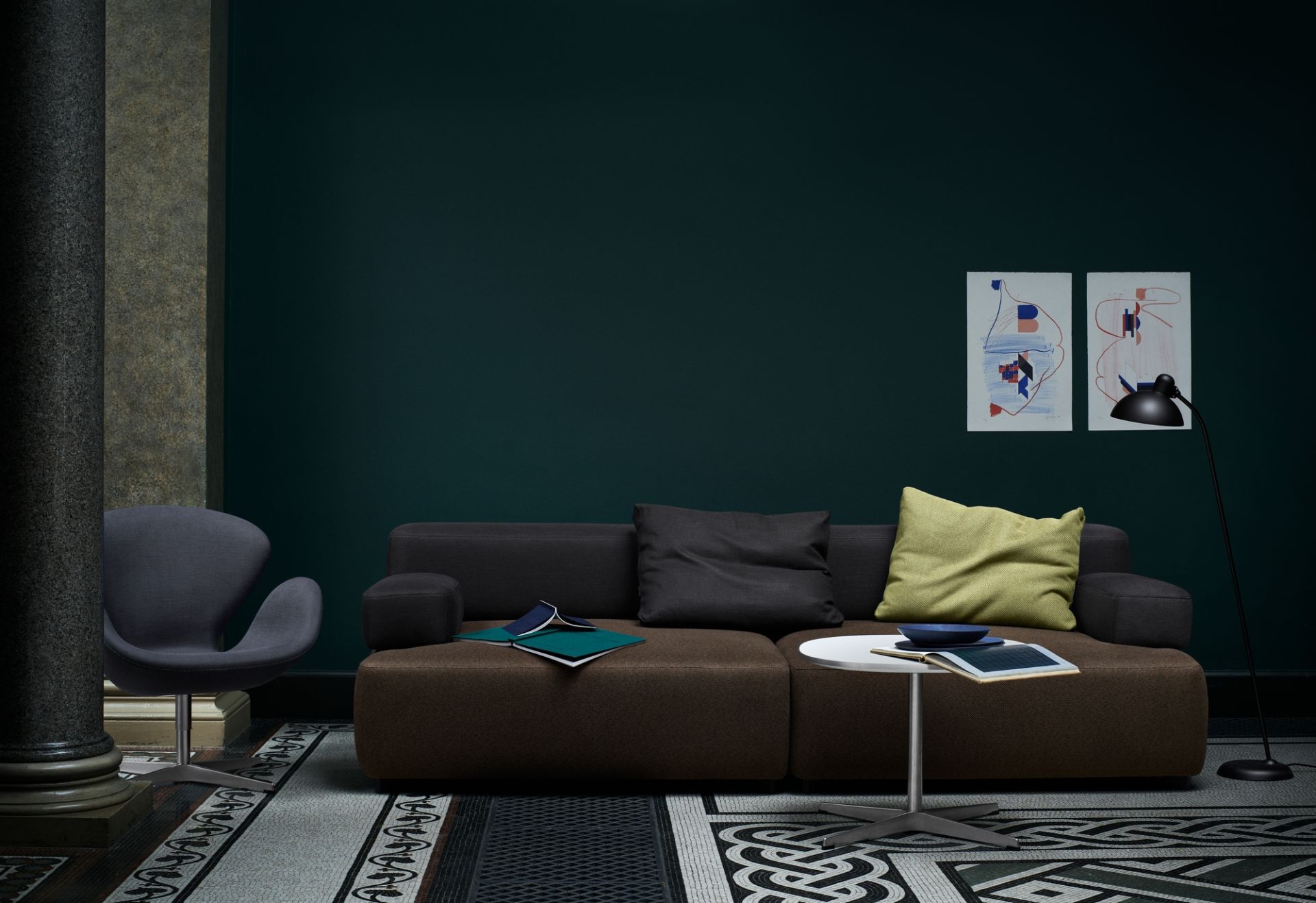 Couchtischserie Rund Fritz Hansen